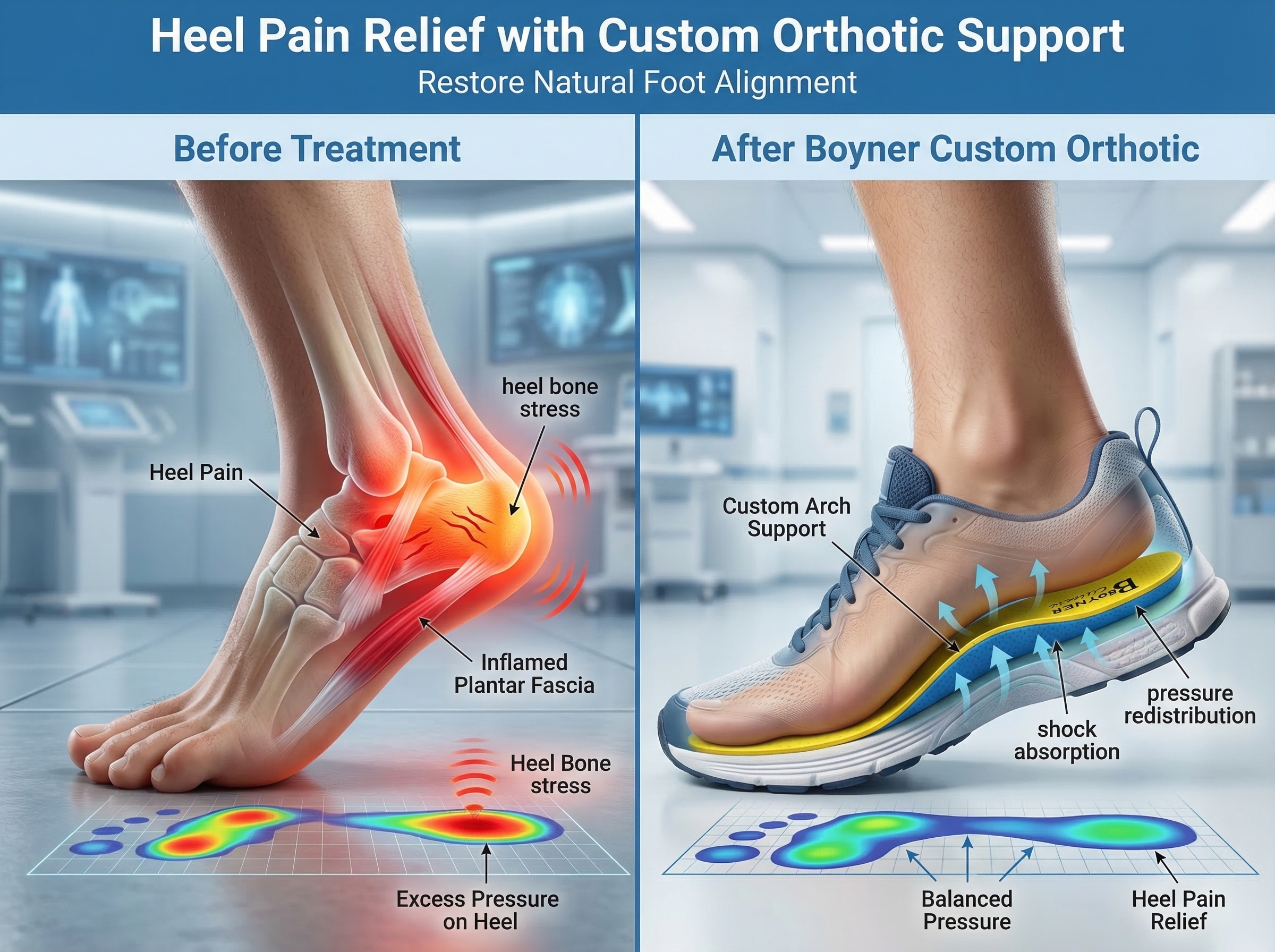 Heel Pain Illustration